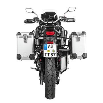 view Touratech 403-6781 Zega Pro System, 31/38L Blk/Silver for Honda Africa Twin '22-/ADS '20-
