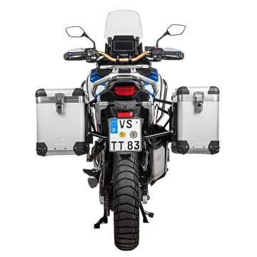 view Touratech 403-6786 Zega Pro System, 38/45L Black/Silver for Honda Africa Twin '22- /ADS '20-