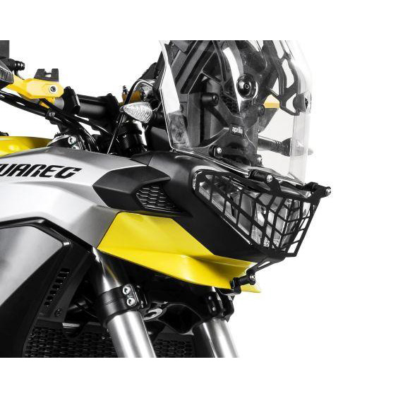 Touratech 4155095 Quick Release Aluminum Headlight Guard for Aprilia