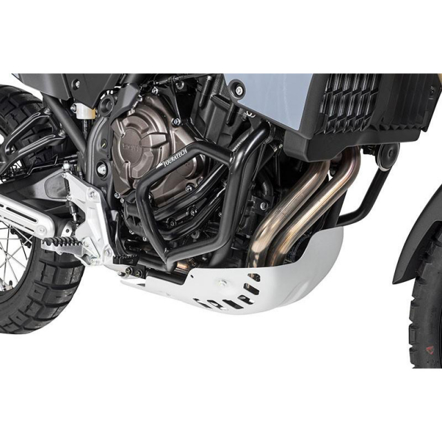 Touratech 632-5161 Lower Crashbars, Black for Yamaha Tenere 700