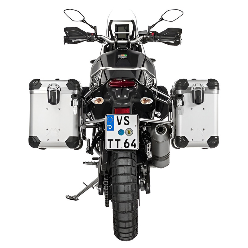 サクヤトレカ Touratech 632-6836 Zega Evo System, 38L/45L SS/Silver for Yamaha