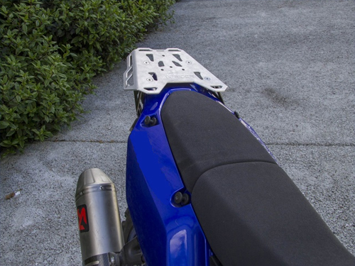 Altrider Rear Pillow Rack AltRider T719-1-4000 Rear Luggage Rack, Silver for Yamaha Tenere 700 ...