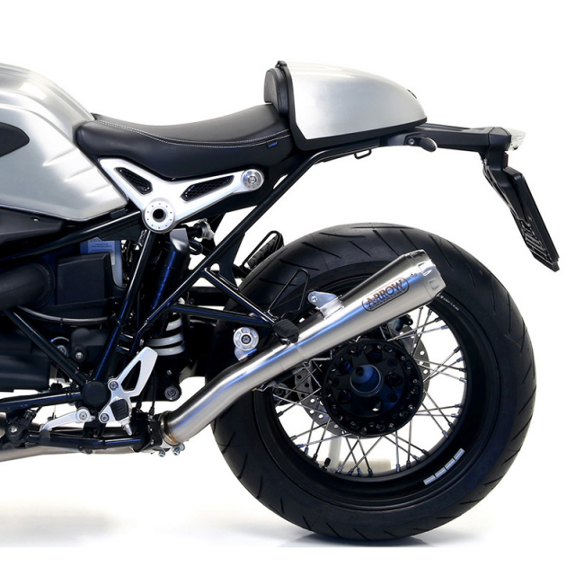 TANNER arrow 9‘3“ Arrow 71963AKN Indy Race Evo Slip-on Exhaust, Aluminum Dark for