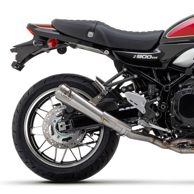 Arrow 71506PRI Pro-Race Slip-on Exhaust, Nichrome for Kawasaki