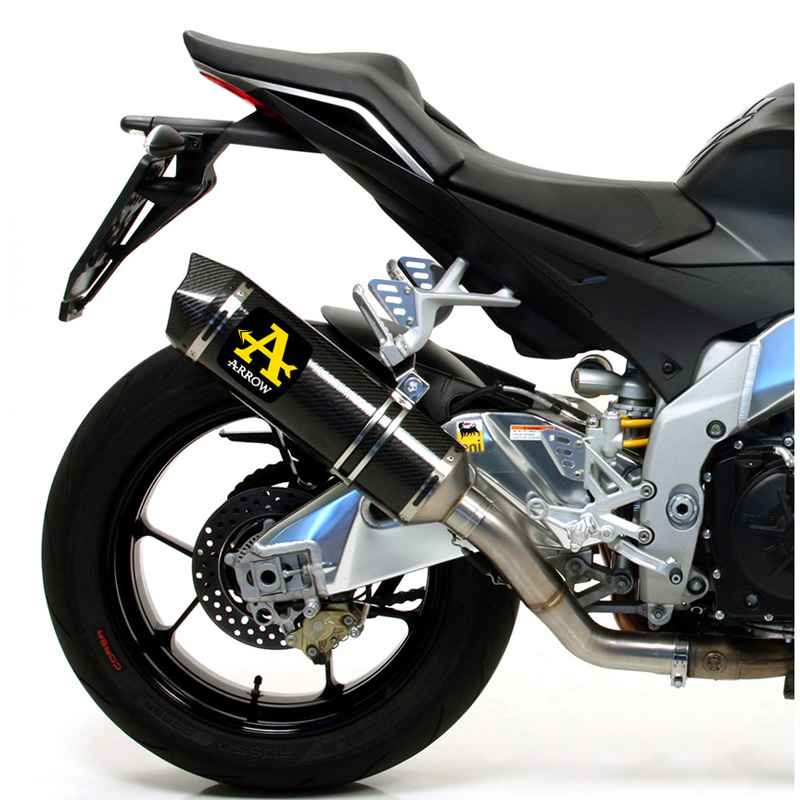 Arrow 71744MK Race-Tech Exhaust, Carbon Fiber Tuono V4 / RSV4
