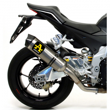 Arrow 71744PK Race-Tech Exhaust, Titanium for Tuono V4 / RSV4 models