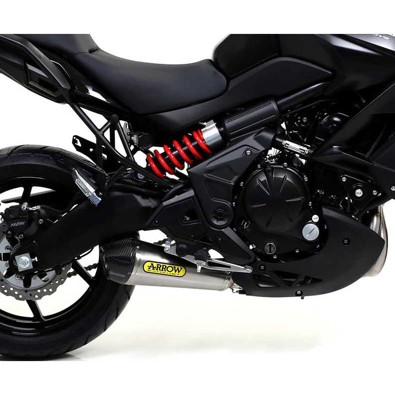 Arrow 71794XKI X-Kone Exhaust, Nichrome Kawasaki ER-6N / 6F '12