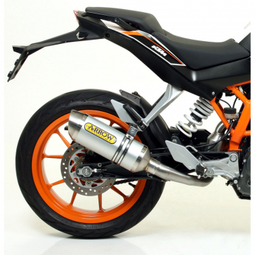 view Arrow 71813AO Thunder Exhaust, Aluminum for KTM RC 125 / Duke 390 / RC390
