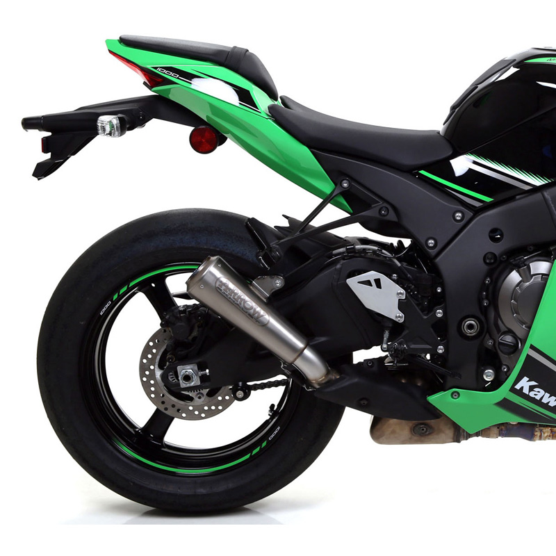 roar ロアー Arrow 71841PR Pro-Race Exhaust, Titanium Kawasaki ZX-10R