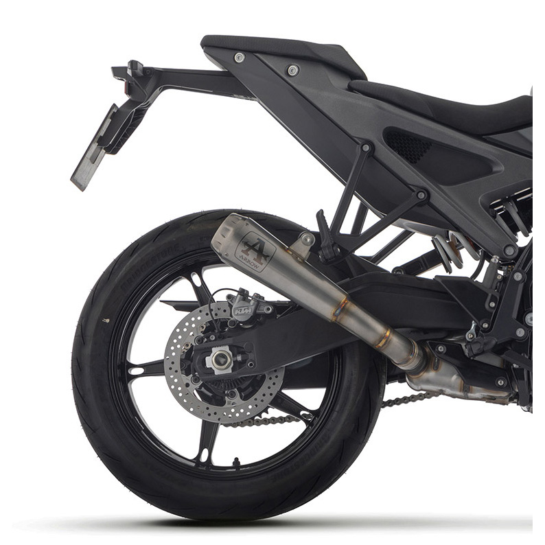 KTM DUKE マフラー ARROW PRO RACE Exhaust Nichrom Dark Muffler Arrow PRO RACE for KTM DUKE 125 2024