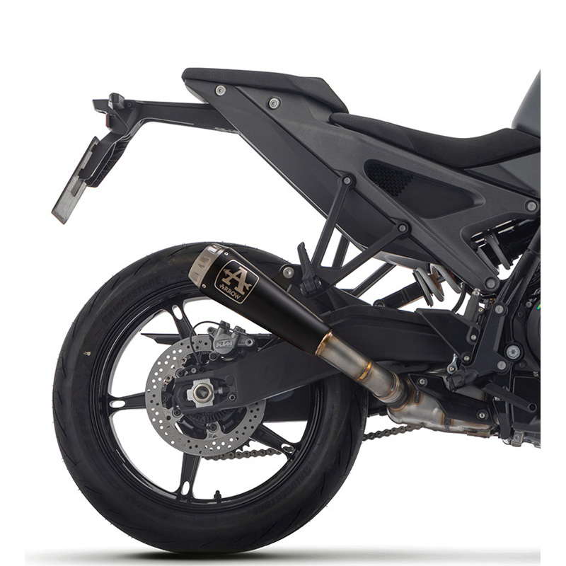 Arrow 71973PRN Pro-Race Slip-on Exhaust, Nichrome Dark for KTM 990