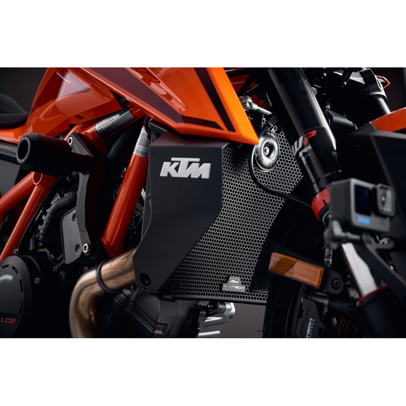 Ktm Radiator Mounting Evotech PRN016728 Radiator Guard for KTM 1390 Super Duke R/Evo '24 ...