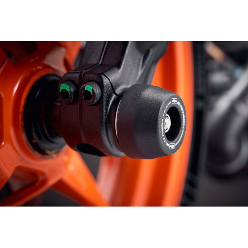 Evotech PRN017091-017092 Axle Sliders for KTM 390 Duke & Husqvarna