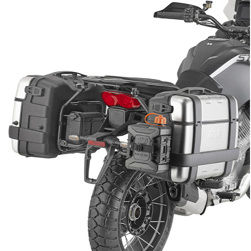 Givi PLO8208MK Specific Pannier Holder for Moto Guzzi Stelvio 1000