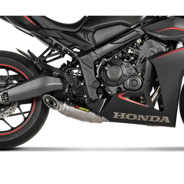 Akrapovic S-H6R15-AFT Racing Line 4-Into-1 Exhaust, Titanium for