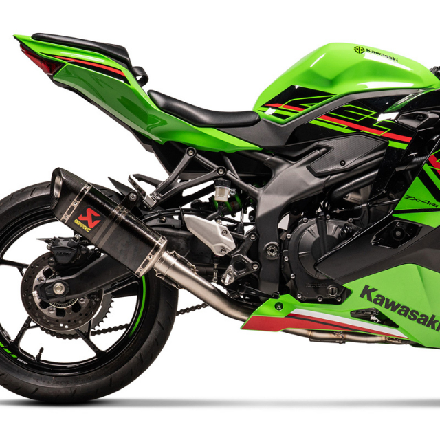 Akrapovic S-K2R3-APC Racing Line Carbon Exhaust for Kawasaki