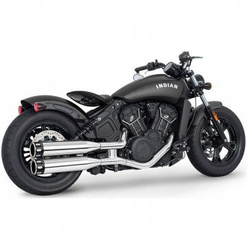 view Freedom Performance IN00070 Eagle 4" Slip-on Exhausts, Chrome for Indian Scout '14-'24