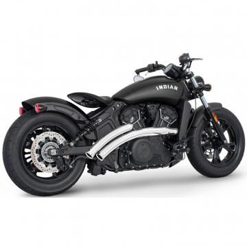 view Freedom Performance IN00338 Radical Radius Exhaust, Chrome for Indian Scout/Sixty '15-'24