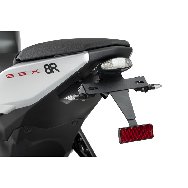 Puig 21620N License Plate Holder, Black for Suzuki GSX-8R/S '23