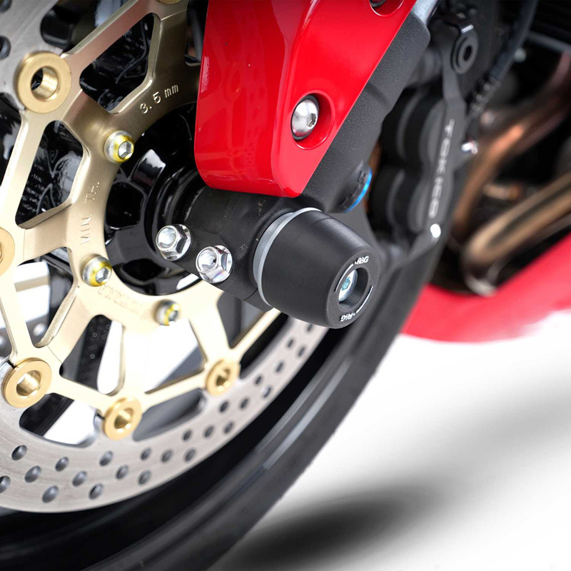 田辺ボーグ　競輪　プロテクター R&G FP0293BK Fork Protectors APEX for Honda CBR600RR '24
