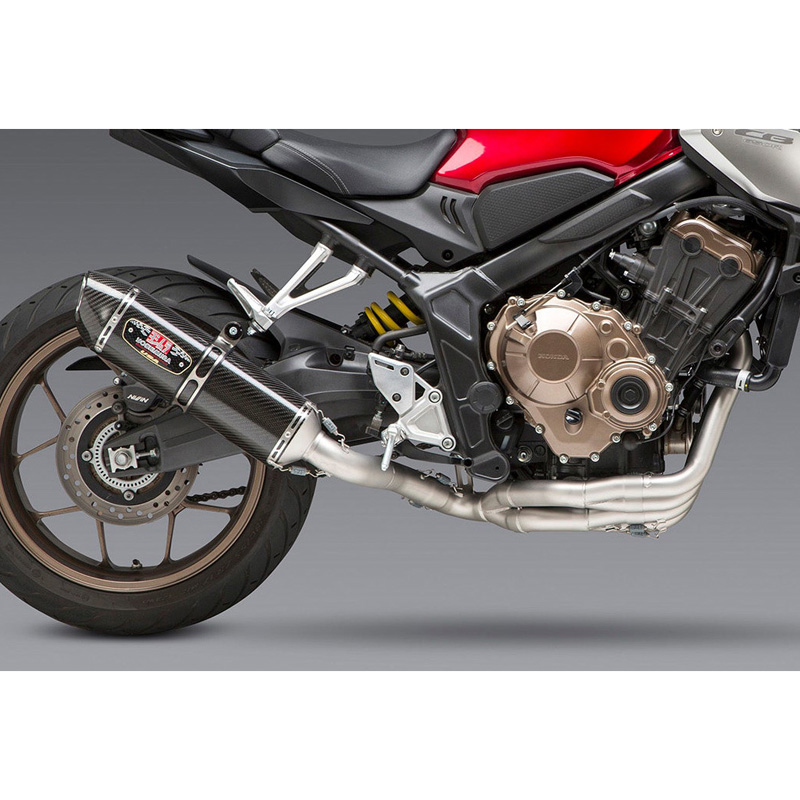 Yoshimura 12651AJ220 R-77 Stainless Full Exhaust for Honda CB650