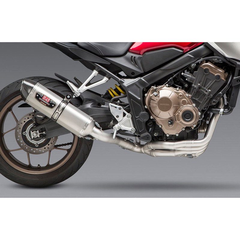 Yoshimura 12651AJ520 R-77 Stainless Full Exhaust for Honda CB650