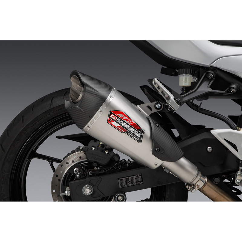 Yoshimura 14730BP520 AT2 Street Stainless Slip-on Exhaust
