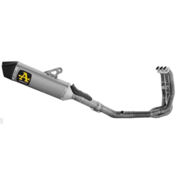 view Arrow 71244CKZ Competition Full System Exhaust, Titanium for Triumph Daytona 660 '24-