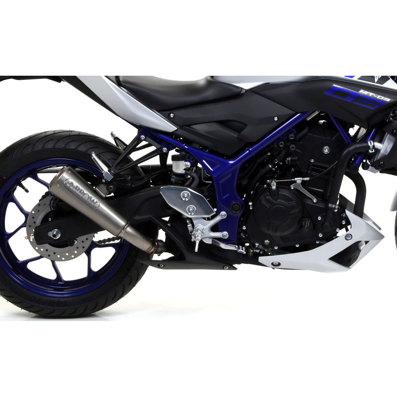 Arrow 71831PRI Pro Race Exhaust, Nichrom for Yamaha YZF-R3 '15-18