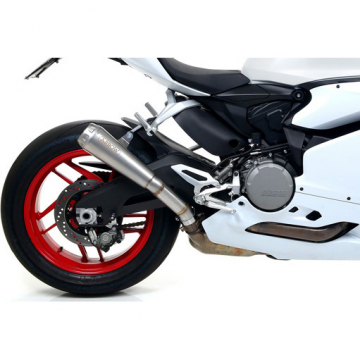 view Arrow 71880PR Pro-Race Slip-on Exhaust, Titanium for Ducati 959 Panigale '16-'19