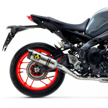 view Arrow 71931PK Thunder Slip-on Exhaust, Titanium for Yamaha MT-09 '21-'23