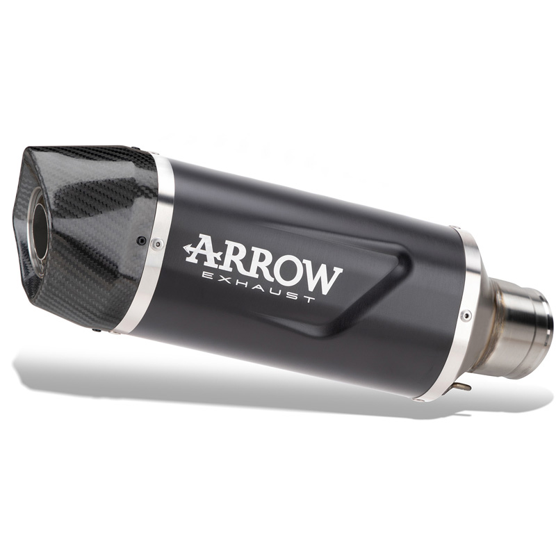 Arrow 71981AKN Indy Race Evo Homo. Full Exhaust, Aluminum Dark for