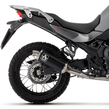 view Arrow 72641AON Indy Race Slip-on Exhaust, Aluminum Dark for Honda XL750 Transalp '23-