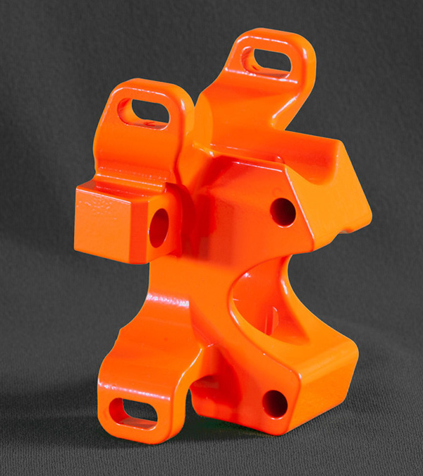 Head Clamp in Orange