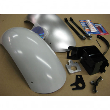 view Blue Collar Bobber Rear Fender Kit for Honda Shadow Aero 750