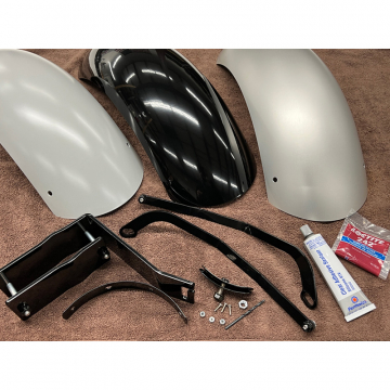 view Blue Collar Bobber Rear Fender Kit for Kawasaki Vulcan 1600