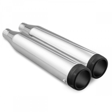 view Freedom HDSTSLIM-SOCR-SIGBK 3.25" Signature Exhausts for Softail FLST/B/FLS Slim '07-'17