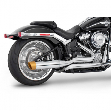 view Freedom HDST-FB4TU18CR-LIBGD 4" Tuck & Under Liberty Exhaust for Softail M8 '18-