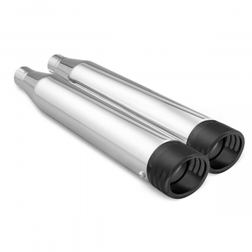 view Freedom HDSTSLIM-25SOCR-RACBK 3.25" Racing Exhausts for Softail FLST/B/FLS Slim '07-'17