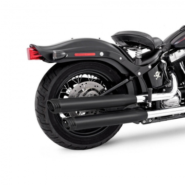 view Freedom 25SOCR-RACBK 3.25" Racing Exhausts for Softail FLSTF/FXSTD '07-'17