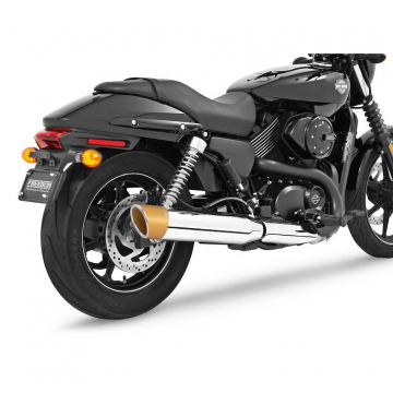 view Freedom HDS-4SOCR-LIBSCPGD 4" Liberty Slip-on Exhaust for Harley-Davidson Street