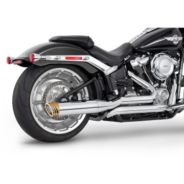 view Freedom HDST-FB4TU18CR-RACSCPGD 4" Tuck & Under Racing Exhaust for Softail M8 '18-