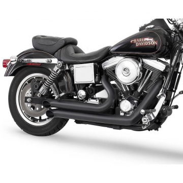 view Freedom HD00047 Declaration Turn-out Slip-on Exhaust for Harley Dyna '06-'17