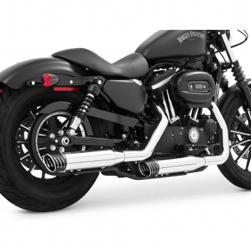 view Freedom Performance HD00321 3.25" Racing Slip-on Exhaust for Sportster '04-'13