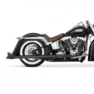 view Freedom HD00322 2.5" Classic Sharktail True-duals Exhaust for Harley Softail '07-'17