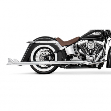 view Freedom HD00450 2.5" Classic Sharktail True-duals Exhaust, 39'S for Softail '86-'06