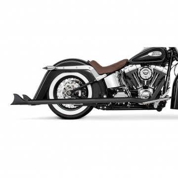 view Freedom HD00451 2.5" Classic Sharktail True-duals Exhaust, 39'S for Softail '86-'06