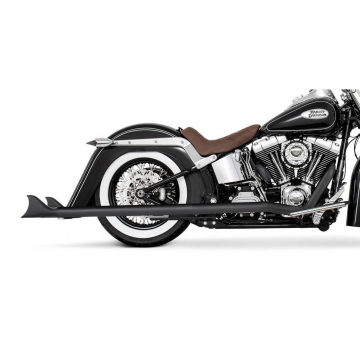 view Freedom HD00453 2.5" Classic Sharktail True-duals Exhaust, 39'S for Softail '07-'17