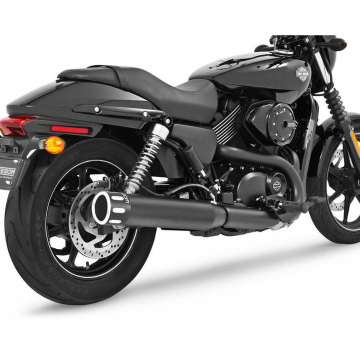 view Freedom Performance HD00468 4" Eagle Single Slip-on Exhaust for Harley-Davidson Street