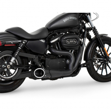 view Freedom Performance HD00561 2-Into-1 Combat Shorty Exhaust for Harley Sportster '04-